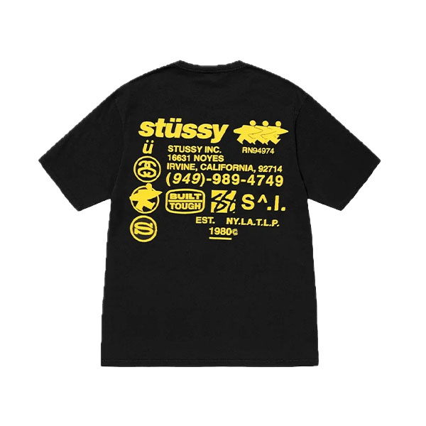 Stussy DNA Pigment Dyed Tee black