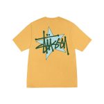 Stüssy Star Tee Pigment Dyed yellow