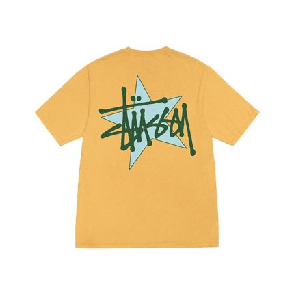 Stüssy Star Tee Pigment Dyed yellow