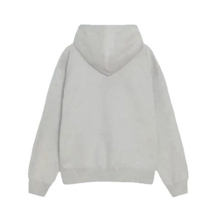 Stussy x Nike Fleece Zip Hoodie Gray Heather