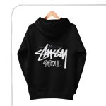 stussy seoul hoodie black